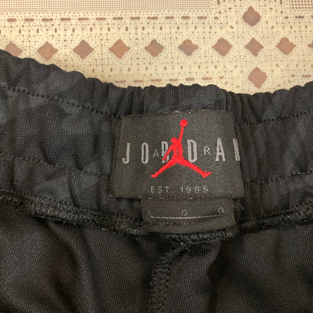 Jordan Jumpman Flight Allover Print Graphic Tricot Pants Size Large - Picture 13 of 14